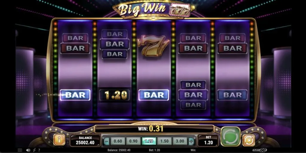 Stor vinst 777 Booster Spin